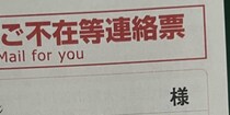 ディズニー好きのコスプレイヤーに届いた“不在連絡票”→よく見ると……「すご!?」「羨ましいなぁー!!!」　夢がふくらむ差出人に反響