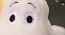 ムーミンのぬいぐるみを撮ろうと思ったら……　思わぬ悲劇に「かわいすぎるw」「こういうキャラいそう」【海外】