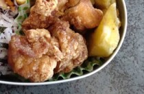 【画像】完成したキャラ弁（全体を見る）