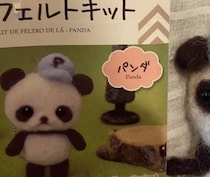 59歳父が羊毛フェルトに挑戦したら……「イヤァーーッ!!!」　完成した“とんでもない作品”に絶叫「想像超えてきた」