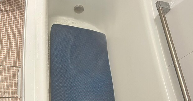 廃車になった電車の座席を買い、風呂場で洗濯したら……　「あ゙あ゙あ゙あ゙」衝撃の光景が300万表示「こんなに汚れが」