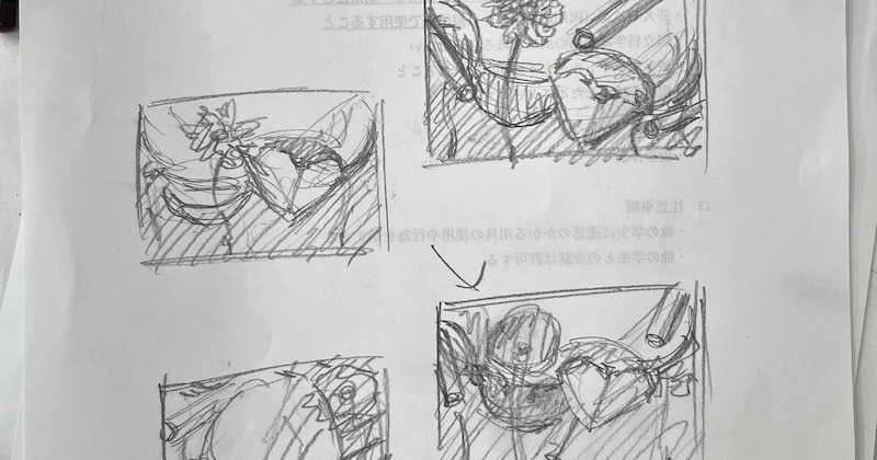 現役藝大生が87点を付けられた「二色」がテーマの絵画を見てみると……「えっ…うまぁぁ………っ」「見てて気持ちいい」