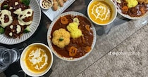 料理女子のかわいいハロウィーンご飯→サラダを見ると……　背筋が凍る“まさかの一皿”に「バケモンおる」「声出たww」