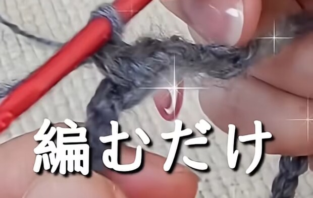 【かぎ針編み】ダイソーの毛糸2つだけで……　超簡単、ふわっふわでかわいい冬の必需品に反響