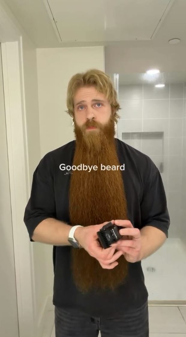 7年間伸ばしたヒゲを全部剃ってみると……　別人のように爽やかな大変身を遂げた男性に「10歳若返った」「イケメンが隠れてた」