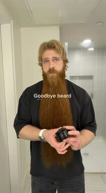 7年間伸ばしたヒゲを全部剃ってみると……　別人のように爽やかな大変身を遂げた男性に「10歳若返った」「イケメンが隠れてた」