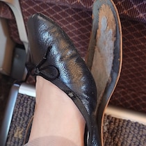 【画像】応急処置した靴