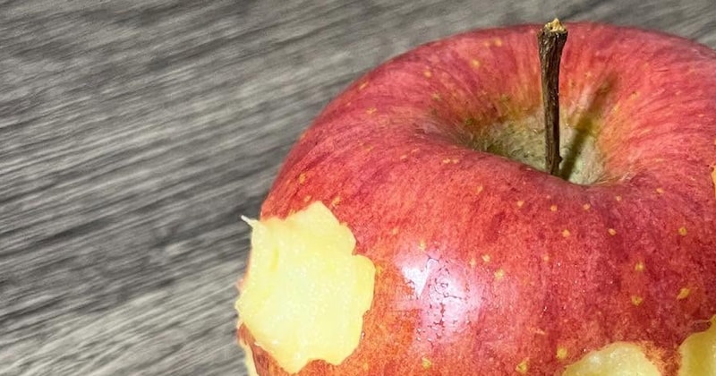 子どもが隠れてかじっていた「リンゴ」→ママが「形」に残そうとして……目からウロコな“永久保存アイデア”に「天才」の声