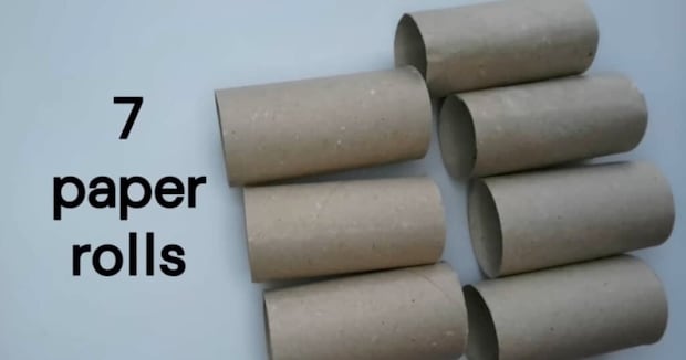 「トイレットペーパーの芯」7本→切って、くっつけるだけで……「いい、めっちゃいい」　“12月にぴったり”なアイテムが96万再生【海外】