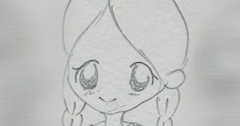 小5のころ興味本位で描いた女の子の絵→8年後…… 模索を続け“激変”した作品に「うわあ」「お見事すぎる!!」