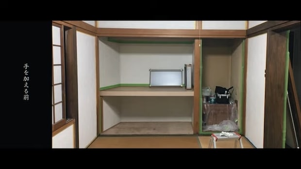 どこにでもあるような押し入れ、DIYすると……“理想のカタチ”に変わった空間に「ときめきました」「すごく綺麗」