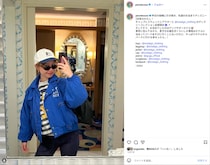 peco、息子の近影とディズニーコーデを公開　ryuchellの帽子をかぶった、雰囲気そっくりの姿に驚き