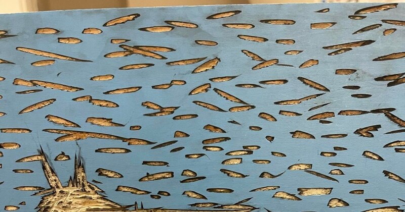 父「上手くヤギが彫れたね!」→10歳息子「違う」 図工作品の“意図”に称賛「センス」「飾りたくなる美術品」