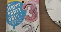 息子のお祝いに買った「3」のバルーン→開けたら……「うっそーーww」　2度も裏切る“衝撃の中身”が270万表示「膝から崩れ落ちた」