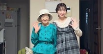 92歳おばあちゃんと孫がコーデを交換したら……“まさかの着こなし”に「おばあちゃんの服欲しい」と反響