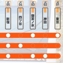 JR中央線沿線のハンバーガーチェーンの出店状況を図にしたら……　「えー！」まさかの結果に「意外とすごい」「泣いちゃった」