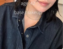 【画像】42歳ママのメイク後