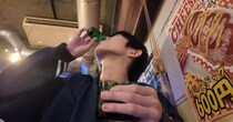 【画像】本郷さんが“3杯一気”したテキーラ