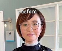 メガネボブの優しそうな女性「派手髪にしたい！」意外な夢をプロが全力で叶えると……　「す、すごい！」「想像以上の変身でした」