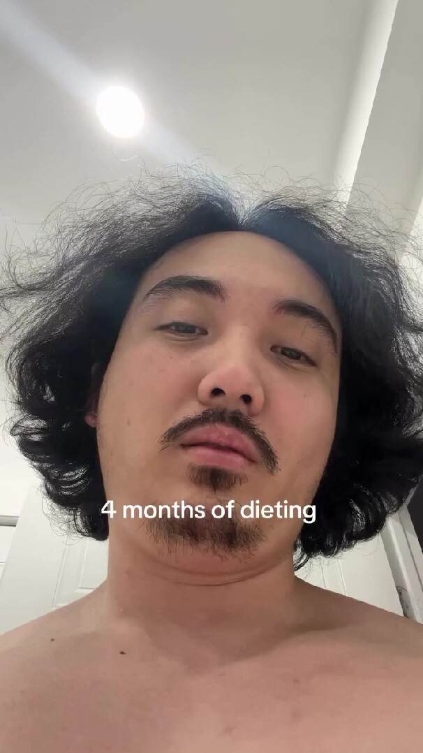 ぽっちゃり体形の男性→ダイエットを始めて4カ月後…… 驚きの肉体変化を遂げた男性の減量ビフォーアフター動画が1000万再生超え【海外】