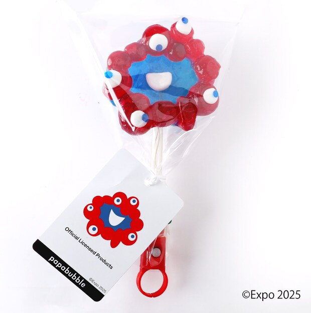 【万博】ミャクミャクデザインの飴→暗い場所で見ると……　「ギャー」まさかの姿に「なにこれ」「これほしい」