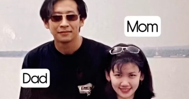 海辺でポーズをとる昔のパパとママ→24年後……　まさかの“再現ショット”が1000万再生　「すごくよく似てる！」【海外家族記事3選】