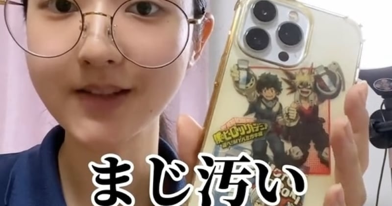 ネイル女子が“汚すぎるスマホケース”を作り替えたら…… “あっと驚く完成品”が90万再生 「マジで天才」「めっちゃ高見え」