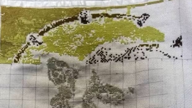 家政科高校生「卒業制作終わらない」→スタートから3カ月後…… “果てしない刺しゅう作品”に「すごいすごい!」「応援してます!