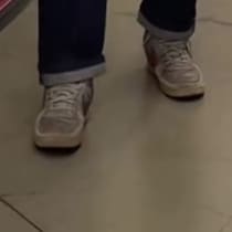 しまむらで「誰が買うねん」と思いつつ買った1639円の服→夫が着たら……　驚きの姿に「素敵」「ランウェイ歩いてほしい」