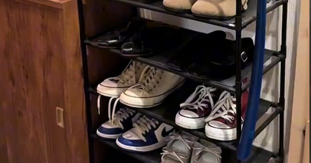 生活感がありすぎる玄関→20代女性がDIYに挑戦した結果……「最高」　“賃貸とは思えない”大変身に「すごーいセンス」