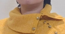 20年以上前に買った“黄色いセーター”を発見→今着たら……　「厚焼き玉子のお化けが爆誕した」衝撃の姿が119万表示