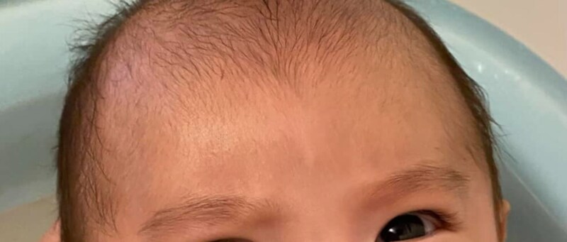 ごんぶと眉毛の2カ月息子に母「ごめんね」→2年後……まさかの姿に「イケメン確定」「松潤の小さい時みたい」