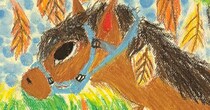 【画像】小2→14年後の馬の絵