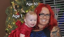 1歳娘を抱っこする30歳のママ→12年後……　まばたき厳禁な“現在の姿”が200万再生「どういうこと!?」「まるで逆再生」【海外】