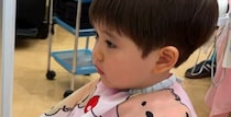 2歳息子と美容室へ→「一緒に髪切れます」と言われ、お願いしたら……　まさかの光景に「思ってたんと違う」「想像の斜め下をいった」