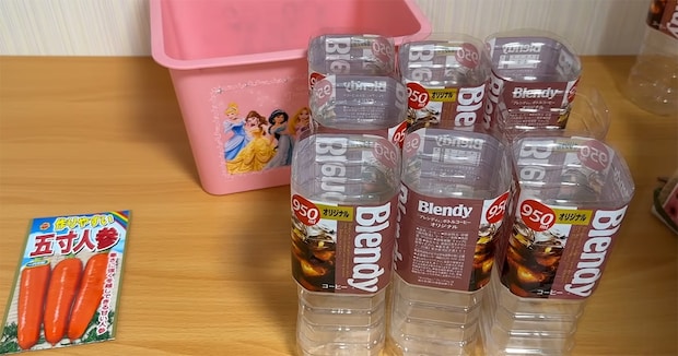 ペットボトルにニンジンの種を植えて4カ月後→引っこ抜くと……　まさかの“モリモリ収穫”に「えーっ！」「これはすごい」