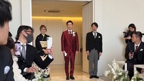 “6男7女の大家族”うるしやま家、長男の結婚式でママが感動スピーチ　一言目から涙ぐみ……「パパもママも遅くまで仕事」「我慢をたくさんさせた」