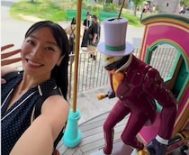 ←ジブリパークでのデートの理想　現実→　まさかの姿が180万再生「変な声出たｗ」「美女の無駄遣い」「一生分のジブリ煮詰めた感じ」