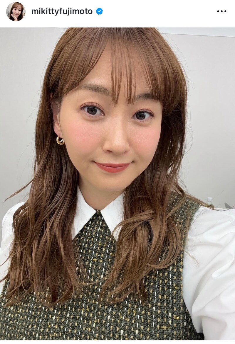 藤本美貴、「久しぶりに私服」と私服コーデ公開　「真似っこしたい！」「ニットどこのですか？」と反響続々