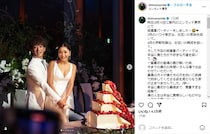 みちょぱ、200人規模の結婚披露宴パーティーで夫が「涙腺決壊」　“開始早々泣いた新郎”に見た人「幸せそうすぎ」