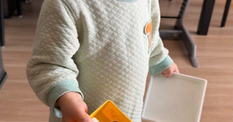 2歳息子、冷蔵庫から選んだ食材でお弁当をつくると……　ママ驚きの中身に「愛のかたまり」「アメリカのランチボックス」