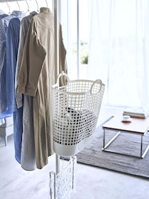 【画像】towerの“折り畳める室内用洗濯物干し”