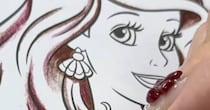 100均で買ったディズニープリンセスの塗り絵→プロが本気を出したら……　まさかの仕上がりに「ぴぎゃー!!!!」「才能ですね」