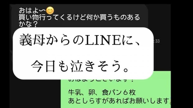 同居9年目の義母からLINE「何か買ってくるものある？」→最低限をお願いすると……　驚きの光景に「わー！」「そんな義母になりたい」