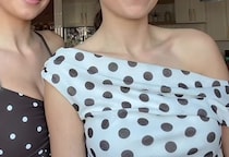 双子姉妹を同じ角度で撮って交互に見ると……　コピペ級のそっくりな姿が500万再生「2人とも美しすぎる」「遺伝子すごい」【海外】