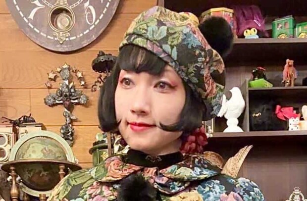 しまむらのロングスカートと着物を合わせたら……　驚きの着こなしに「盲点ー!!」「アンティークのお人形さんみたい」