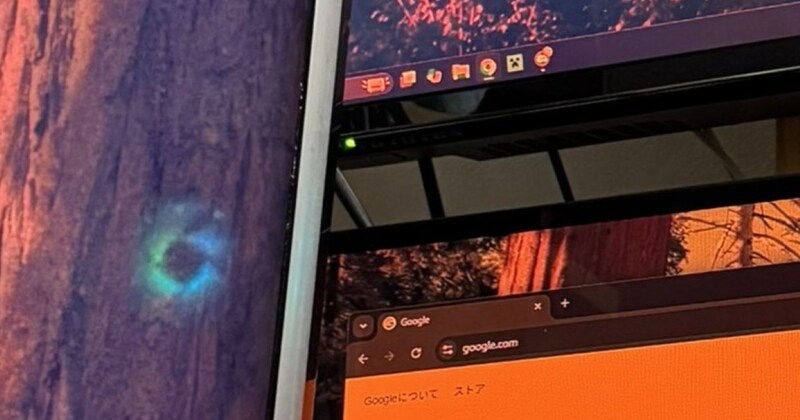 PCを再起動→モニターを見たら……「くっそこええw」　思わず絶叫の光景に「完全に貞子」「ホラゲ過ぎるww」