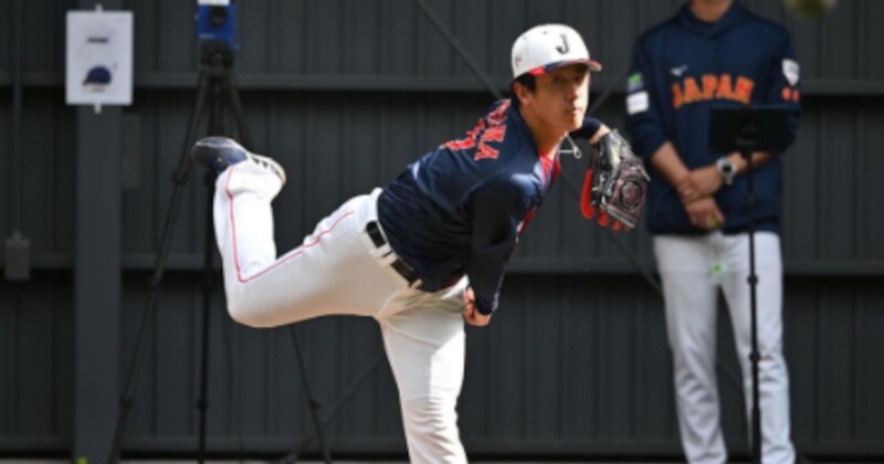 大谷翔平が口元押さえニヤリ→侍ジャパン新パフォーマンス“お茶ポーズ”披露に「日本中に広まったら嬉しい」「これ最高」の声