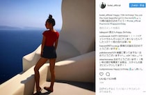 布袋寅泰、愛する娘の全身写真を公開　15歳らしからぬスタイルに「両親のいいとこ取り」