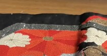 おばあちゃんから受け継いだ着物の帯→セリア商品と組み合わせると……　まさかのリメイクに「すごい」「すごくお上品で素敵」
